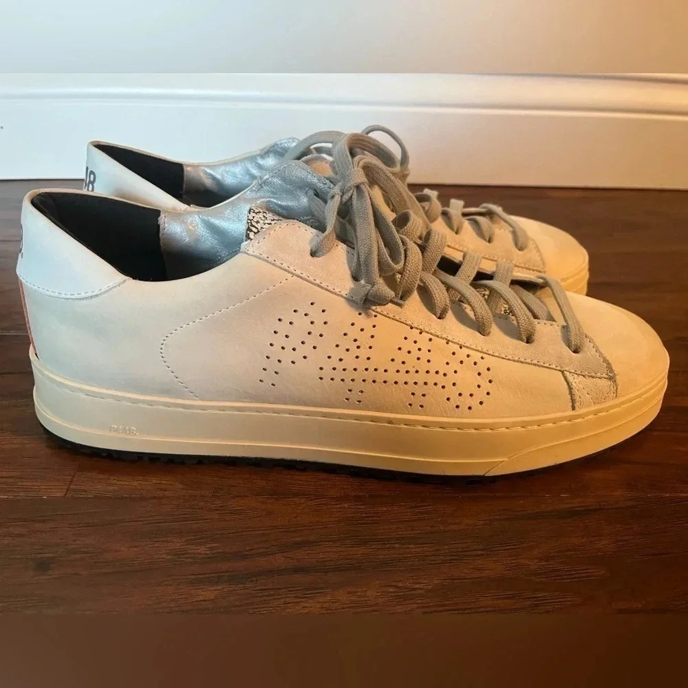 P448 Jack Nebul Sneakers, White - Picture 13 of 13